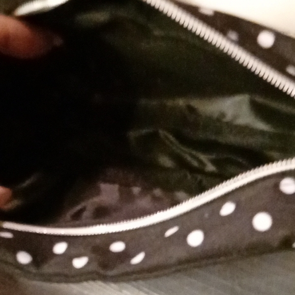 2 travel cases black& white polkadot - Picture 8 of 10